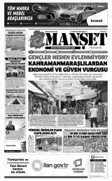 KAHRAMANMARAŞ MANŞET